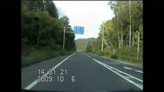 2009年の美深峠(幌加内町)～音威子府駅 4 【国道275号 車載動画】