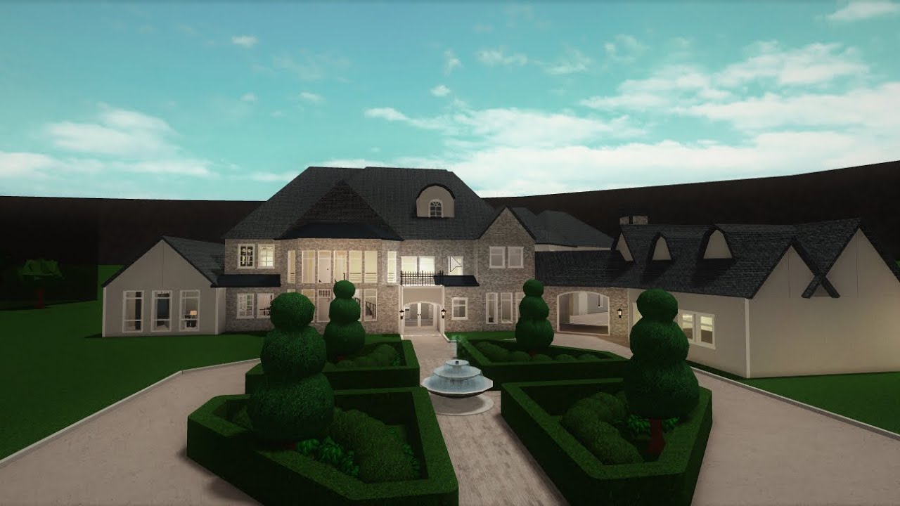 Bloxburg Speed Build Huge Modern Mansion