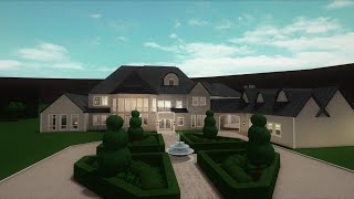 Bloxburg Spanish Luxury Home Speedbuild - roblox bloxburg mansion speed builds