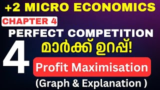 💥4 മാർക്കിന്റെ ഉറപ്പായ ചോദ്യം💥PROFIT MAXIMISATION CONDITIONS|Perfect Competition|Plus Two Economics