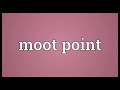 moot point meaning