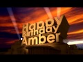 Happy Birthday Amber