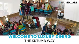 Welcome to Luxury Dining – The Kutumb Way 🍽️🎉