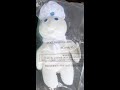 Vintage 1999 Pillsbury Giggling Doughboy Beanbag Toy PUSH TUMMY