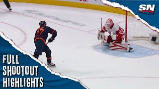 Detroit Red Wings at Edmonton Oilers | FULL Shootout Highlights - February 15, 2023