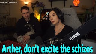 Julia tell Arther to slow down with these questions
