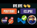 You Don't Need Eclipse & Postman Anymore 🚫 !! Instead, Use VS-Code, With These Plugins... 🔥🔥