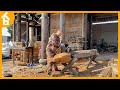 The Process Of Making A Wooden House Chinese Style House. Great Chinese Woodworking Skills!