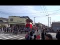 旧常滑地区祭礼2016（土） 奥条字　常石車 00015一六ダッシュ