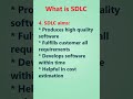 what is SDLC #shorts #sdlc