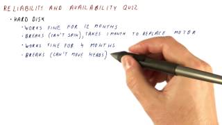 Reliability and Availability Quiz - Georgia Tech - HPCA: Part 5