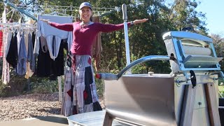 Laundry Day Living Off Grid | You have never seen anything like it!