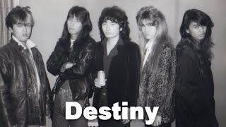 Destiny / HEAVENLY GODS　1988年　大隈秀徳　Hide Okuma　Gibson Flying V　ギブソン フライングV　くまT　レインボーミュージック