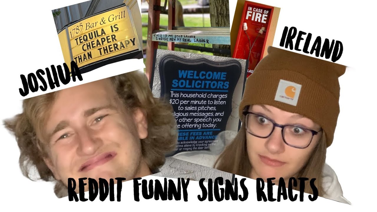 REDDIT FUNNY SIGNS - Reacts - YouTube