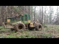 Cosecha Forestal - Extracción de la madera con Winch Skidder