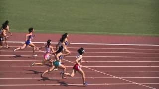 第67回大阪高校陸上競技・女子100m決勝2014.6.1（長居）