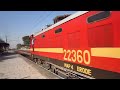 ed wap4 kerala express shows its class and brutal power at 110 kph