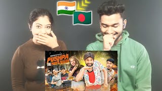 Indian Reaction To | Pushpa The Parota Dealer | Bangla Funny Video | Omor On Fire | It's Omor |