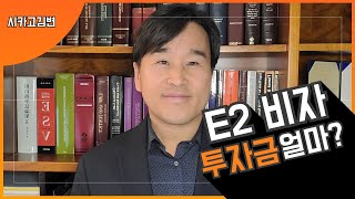 [김영언 이민법] 51. E2 투자금은 얼마나 되어야 비자가 나오나요. 소액투자비자의 핵심요건