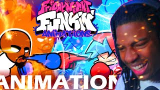 THESE ANIMATIONS ARE AMAZING! Friday Night Funkin Animation Reaction Ep.1 Matt vs BF animation