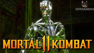 Can I Win With The Endoskeleton? - Mortal Kombat 11: "Terminator" Gameplay