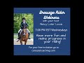 dressage competition how knowing your values will improve your performance.