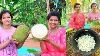 ಹಿಂದಿನ ಕಾಲದಿಂದಲೂ ಮಾಡುವ ಒಂದು ತಿಂಡಿ-ಹಲಸಿನಕಾಯಿ ಚಿಪ್ಸ್ |Tulu vlog | Kannada vlog