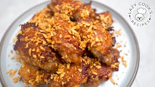 🧄 Garlic Chicken Wings | 👨🏻‍🍳👩🏻‍🍳 Lazy Cook's Recipes