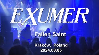 Exumer - Fallen Saint (Kraków 2024.08.05 Poland)