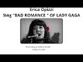 BAD ROMANCE acoustic cover by ERICA OPIZZI recording in Vallera Studio 2024