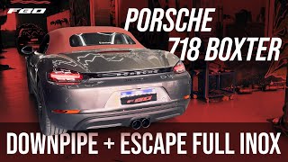 ESCAPE FULL INOX 304 na Porsche 718 2.0 (Downpipe + Catback)