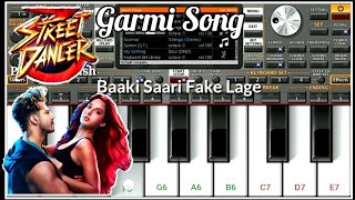 Garmi Song | Street Dancer 3D | Instrumental with lyrics | On Mobile Piano ORG 2020 | Piano Prakash