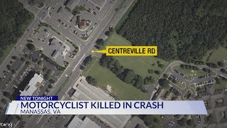 25-year-old motorcyclist dies in crash in Manassas