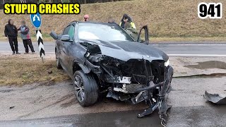 Stupid crashes 941 November 2024 car crash compilation