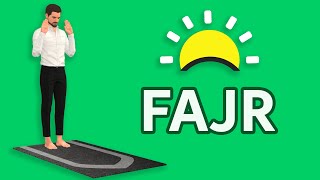 How to pray Fajr for men (beginners) - with Subtitle