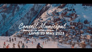 Les délibérations en vidéo - Mars 2023