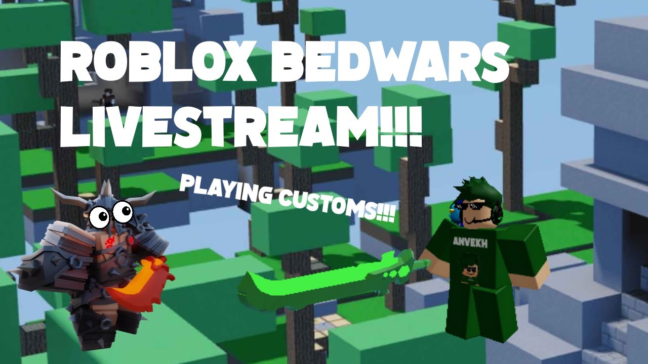 Roblox Bedwars LIVE! Doing Custom Matches With Viewers!!! #roadto2k ...