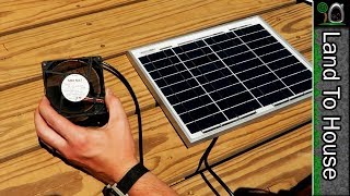 Solar Power Computer Fan