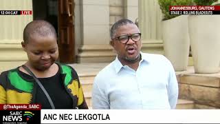 ANC NEC Lekgotla I SG Fikile Mbalula and new spokesperson Mahlengi Bhengu addresses the media