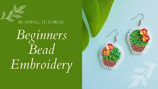 Single Needle Beading Tutorial | Art by Breanna Deis