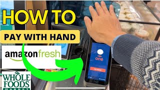 How To Pay With Your Hand Amazon One