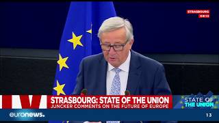 Discours annuel sur l'état de l'Union de Jean-Claude Juncker