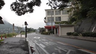 雨の関門海峡 寸景 ～ 関門トンネル人道口→潮風公園