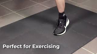 Marksson Fitness - High Density EVA Mat Set, Gym Mat, Interlocking Soft Foam Floor Tiles - 18 Piece