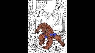Speed Coloring Coloring Book Fantastic Four