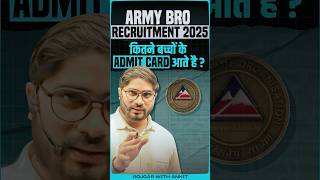 Army BRO Recruitment 2025 कितने बच्चों के Admit Card आते है ? Army BRO Recruitment 2025