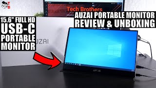 AUZAI Portable 15.6-Inch USB-C Monitor 2020 REVIEW & Unboxing
