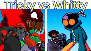Whitty VS The Full-Ass Tricky FULL WEEK [HARD] - Friday Night Funkin' Mod