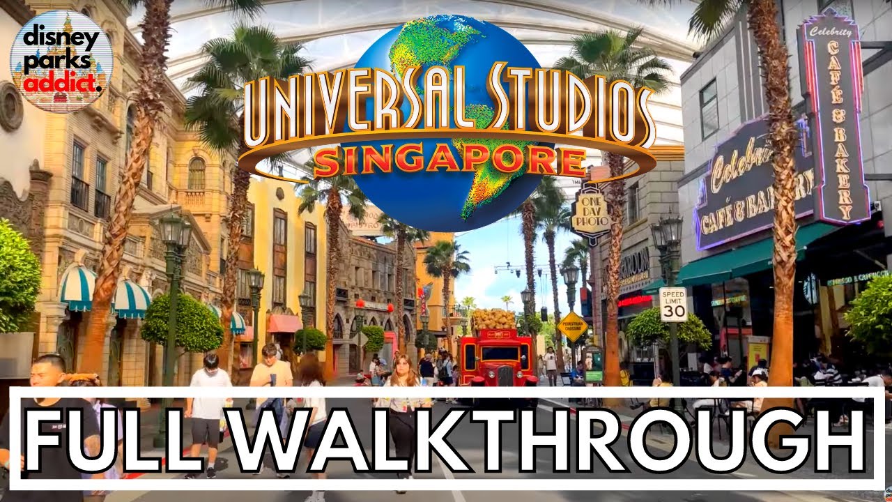 Universal Studios Singapore Walkthrough Summer 2023 Youtube