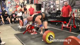 Mark Bell Contest Deadlifts in Coaches Eye